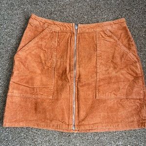 Corduroy skirt